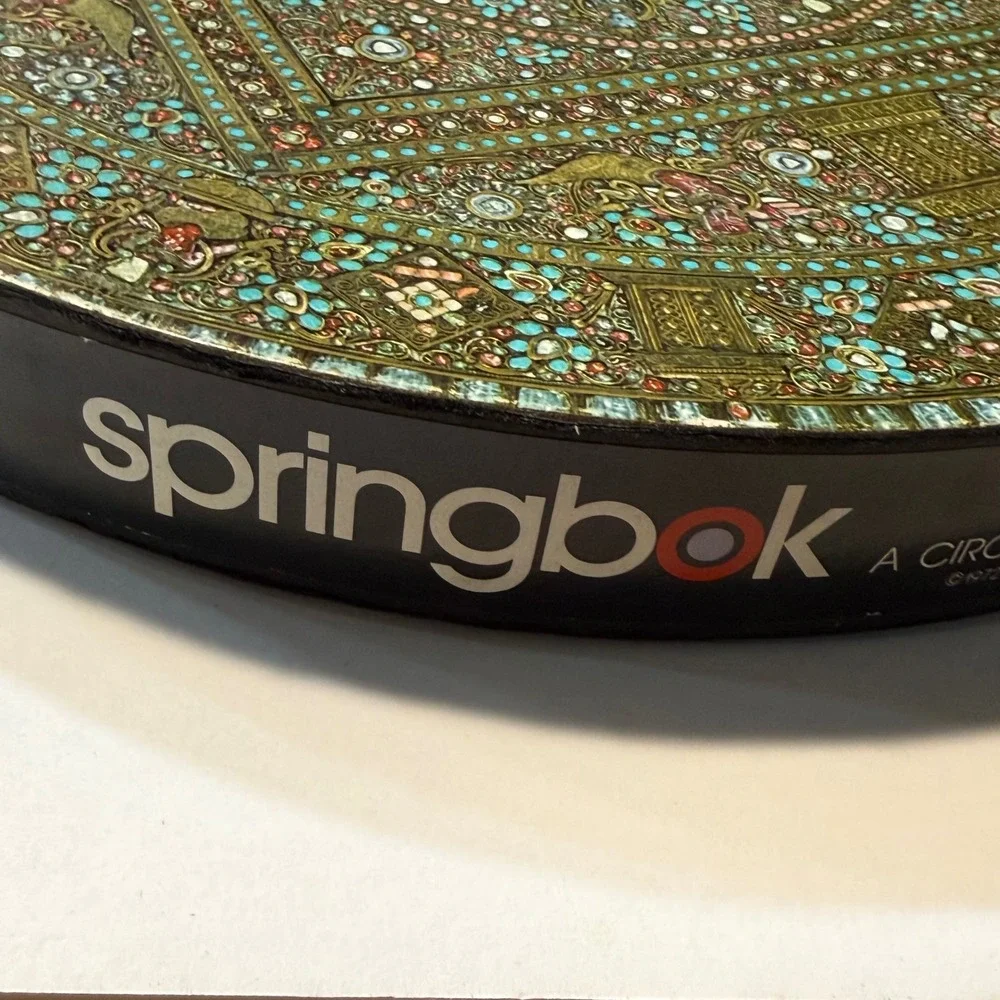 Vintage 1971 Springbok Circular Nepalese Mandala 500 Piece Complete Puzzle